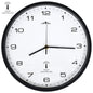 JUNG Vida Funkwanduhr Quarzwerk 31 cm Weiß & Schwarz