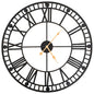 JUNG Vida Wanduhr Vintage mit Quarzwerk Metall 60 cm XXL
