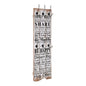 JUNG Vida Wandgarderobe mit 6 Haken 120 x 40 cm "FAMILY RULES"