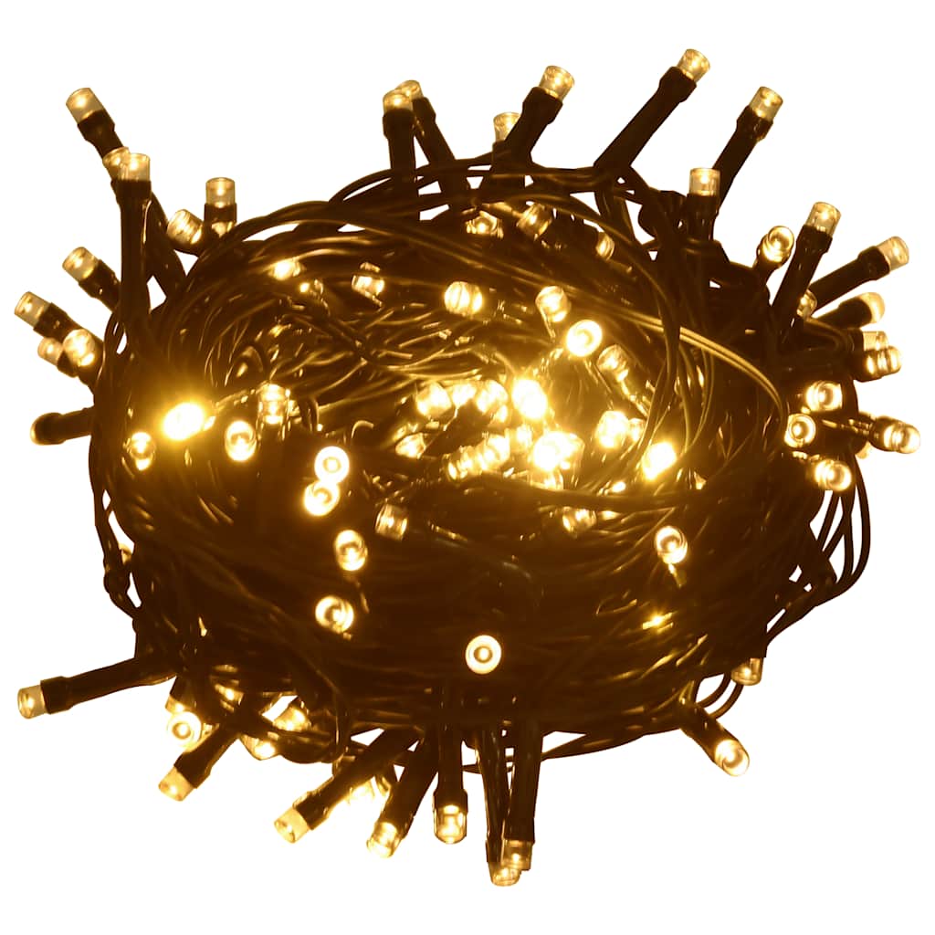 JUNG Vida Lichterkette mit 1000 LEDs 100 m 8 Lichteffekte IP44 Warmweiß
