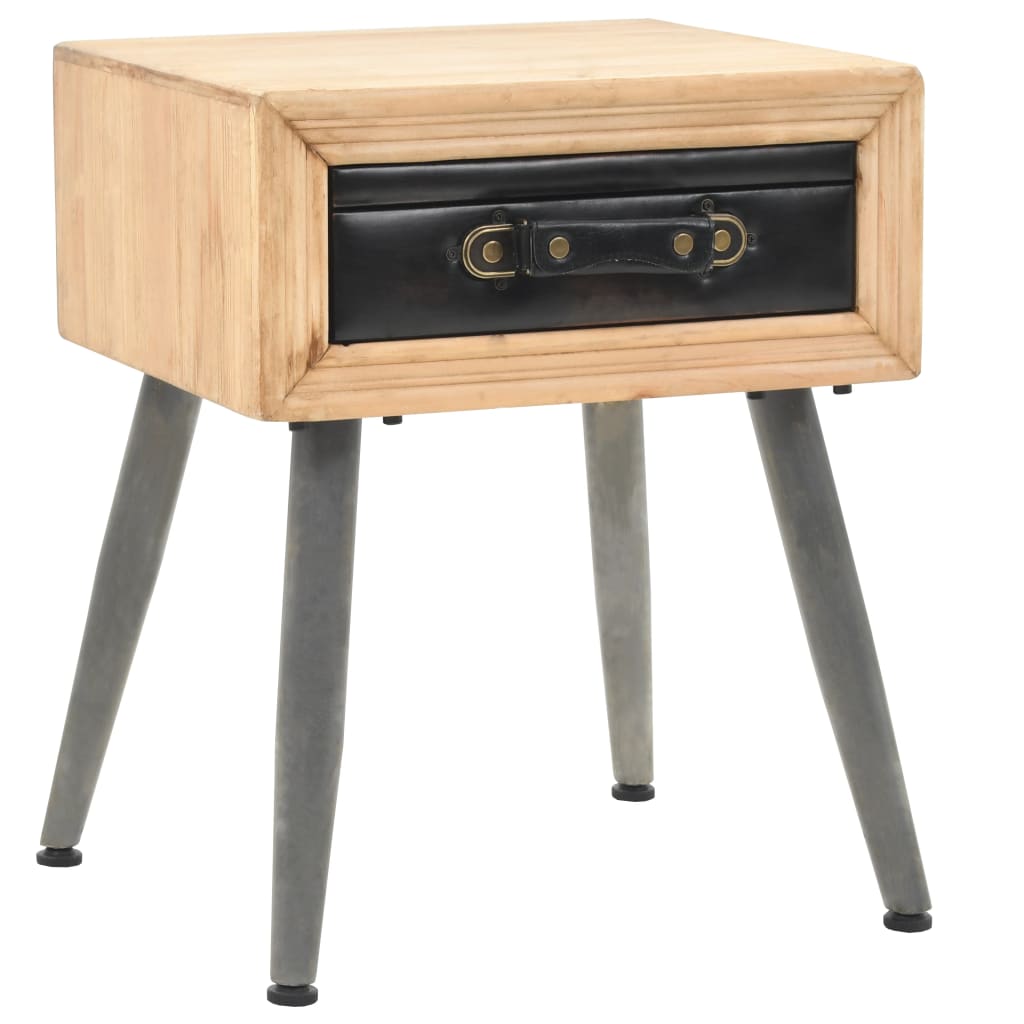 JUNG Vida Nachtisch Massivholz Tanne 43x38x50 cm