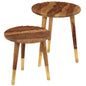 JUNG Vida Couchtische 2 Stk. Massivholz