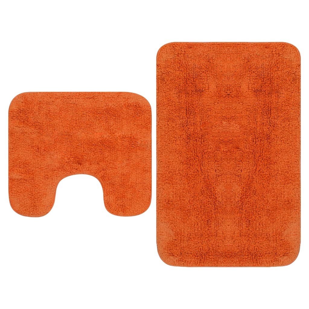 JUNG Vida Badematten-Set 2-tlg. Stoff Orange