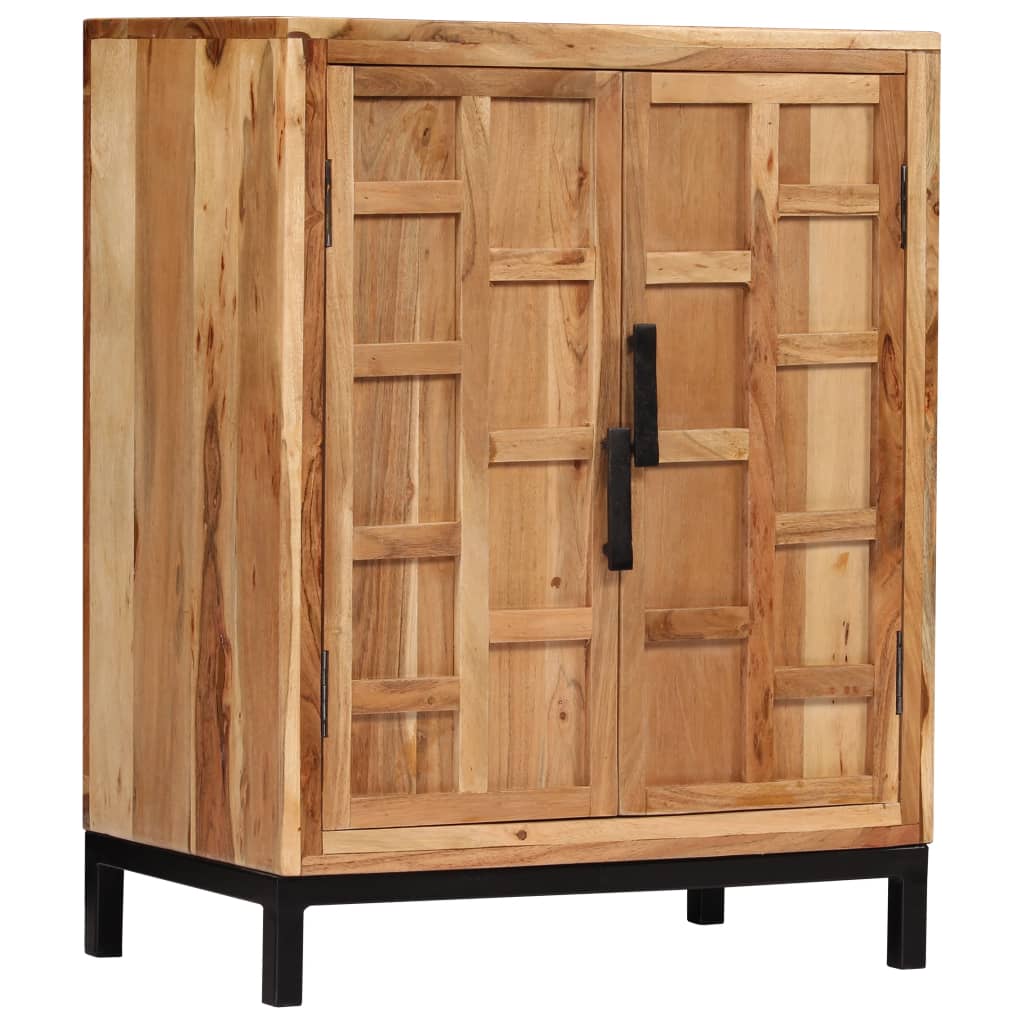 JUNG Vida Sideboard Massivholz Akazie 60x35x76 cm Braun