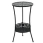JUNG Vida Bistrotisch Schwarz 40x70cm Metall