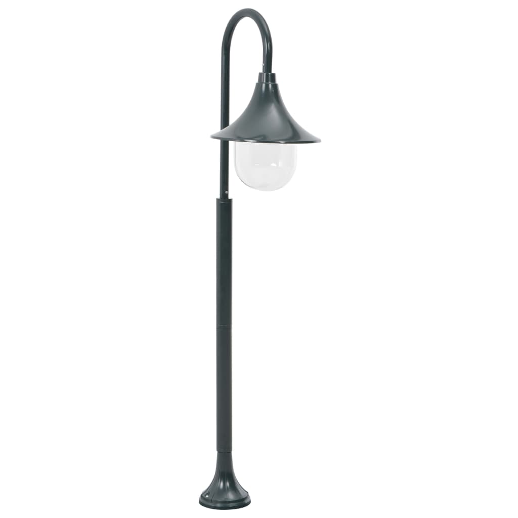 JUNG Vida Garten-Pollerleuchte E27 120 cm Aluminium Dunkelgrün