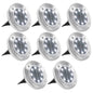JUNG Vida Solar-Bodenleuchten 8 Stk. LED Weiß