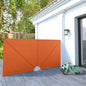JUNG Vida Faltbarer Terrassen-Seitenfächer Terracotta-Rot 300×150 cm