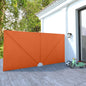 JUNG Vida Faltbarer Terrassen-Seitenfächer Terracotta-Rot 400×200 cm