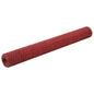 JUNG Vida Drahtzaun Stahl mit PVC-Beschichtung 25x1,2 m Rot