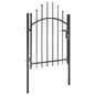 JUNG Vida Gartentor Stahl 1x1,5 m Schwarz