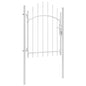 JUNG Vida Gartentor Stahl 1x1,75 m Weiß