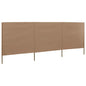 JUNG Vida 3-teiliges Windschutzgewebe 400 x 120 cm Taupe