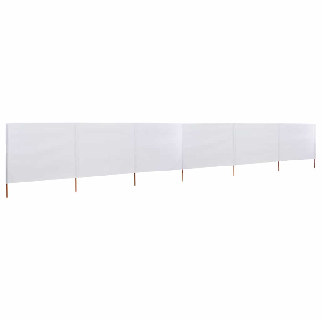 JUNG Vida 6-teiliges Windschutzgewebe 800 x 80 cm Weiß