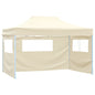 JUNG Vida Faltzelt mit 3 Seitenteilen 3x4,5 m Creme