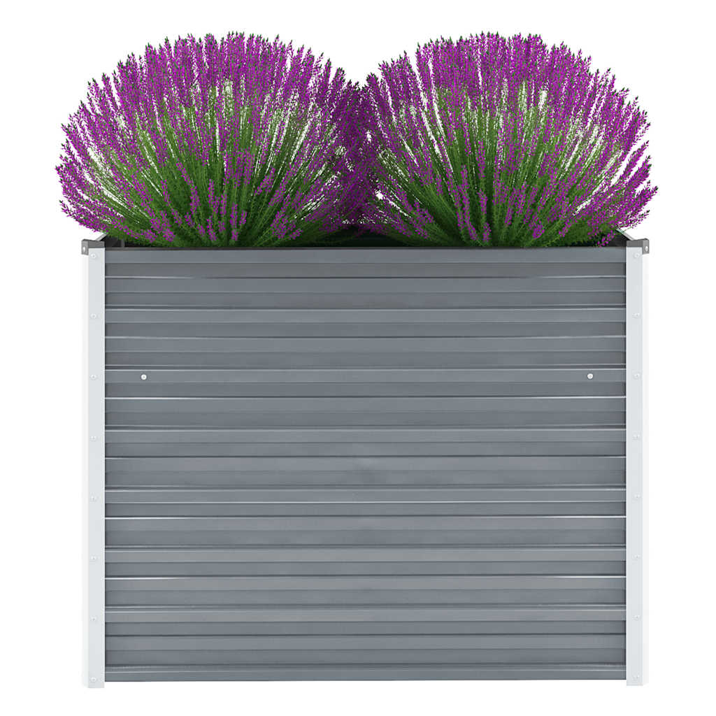 JUNG Vida Garten-Hochbeet Verzinkter Stahl 100x40x77 cm Grau