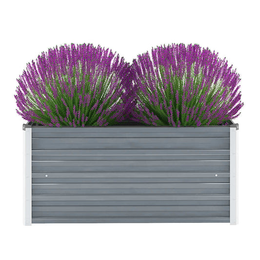 JUNG Vida Garten-Hochbeet Verzinkter Stahl 100x40x45 cm Grau
