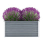 JUNG Vida Garten-Hochbeet Verzinkter Stahl 100x40x45 cm Grau