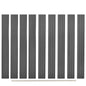 JUNG Vida Ersatz-Zaunbretter 9 Stk. WPC 170 cm Grau