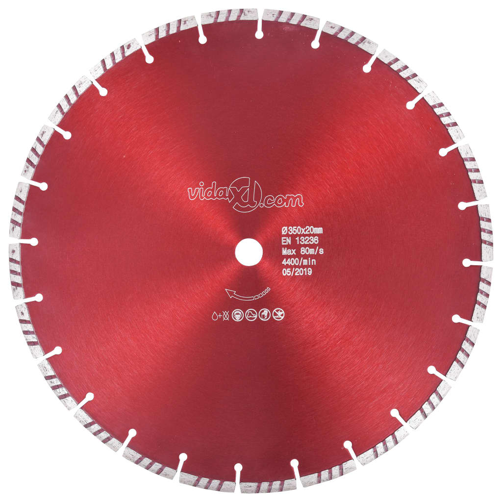 JUNG Vida Diamant-Trennscheibe mit Turbo Stahl 350 mm