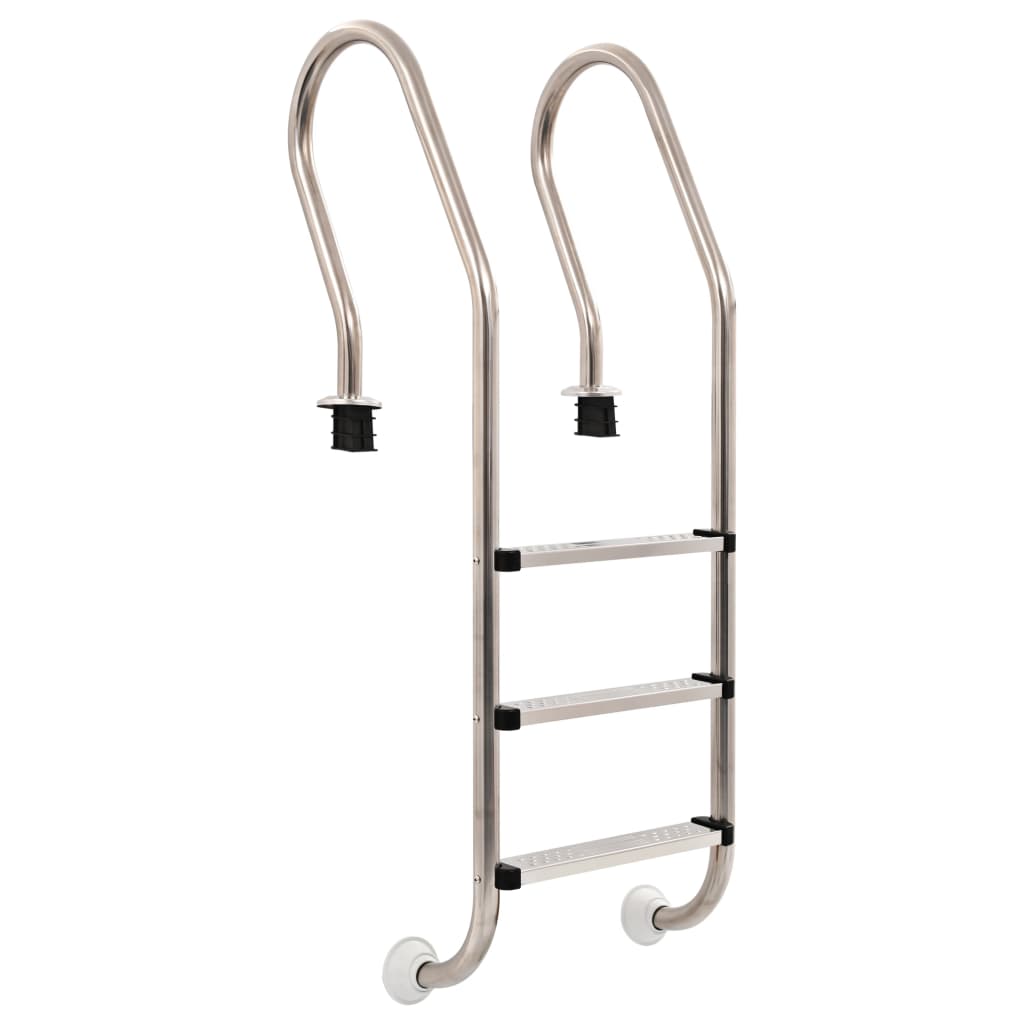 JUNG Vida Pool-Leiter 3 Stufen 120 cm Edelstahl 304