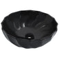 JUNG Vida Waschbecken 46 x 17 cm Keramik Schwarz
