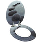 JUNG Vida Toilettensitz mit Soft-Close-Deckel MDF Stein-Design