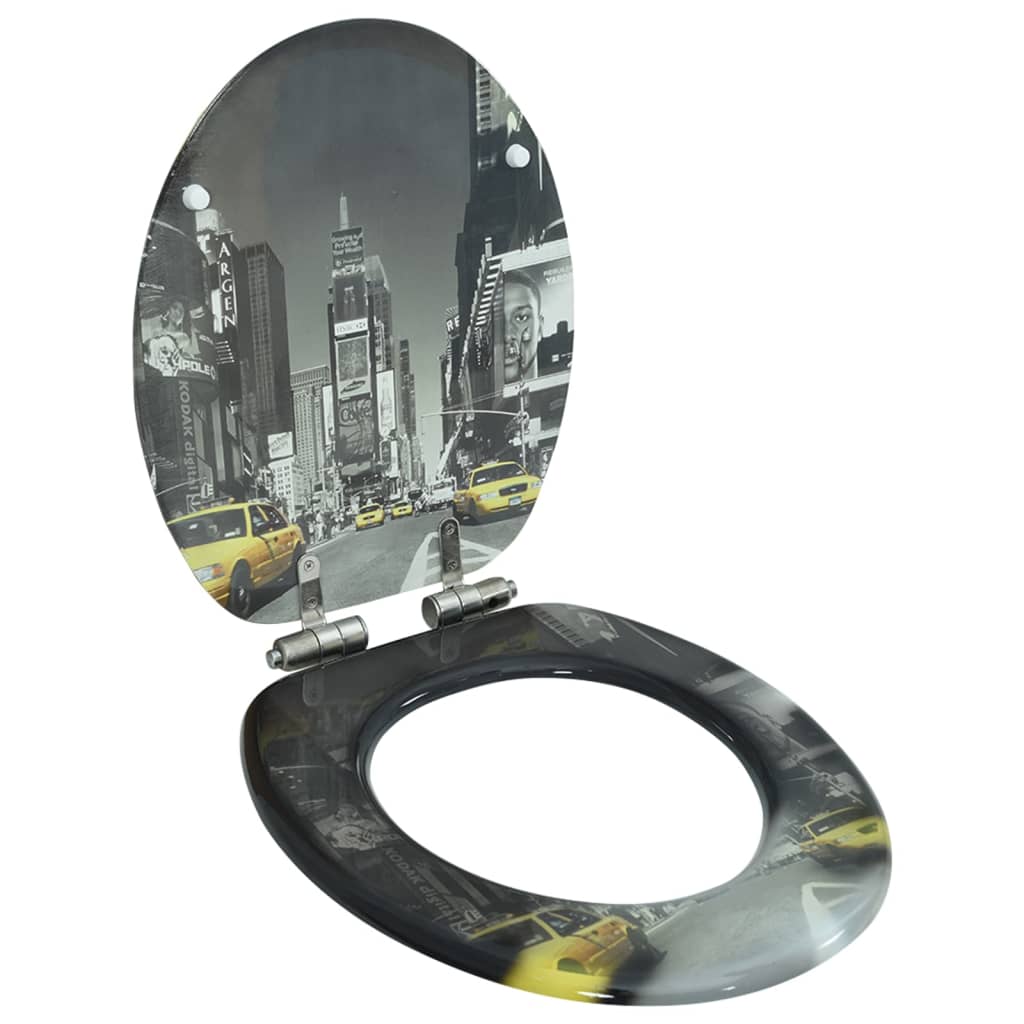 JUNG Vida Toilettensitz mit Soft-Close-Deckel MDF New York Design