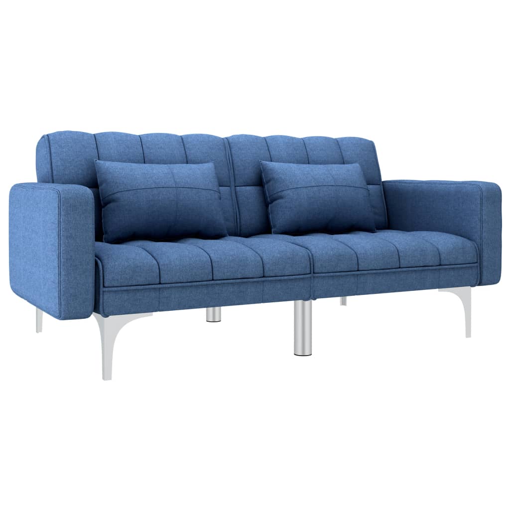 JUNG Vida Schlafsofa Blau Stoff