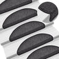 JUNG Vida Stufenmatten 15 Stk. 56x17x3 cm Anthrazit Halbrund