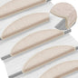 JUNG Vida Stufenmatten 15 Stk. 56x17x3 cm Taupe Halbrund