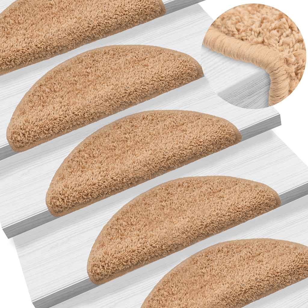 JUNG Vida Stufenmatten 15 Stk. 56x17x3 cm Beige Halbrund