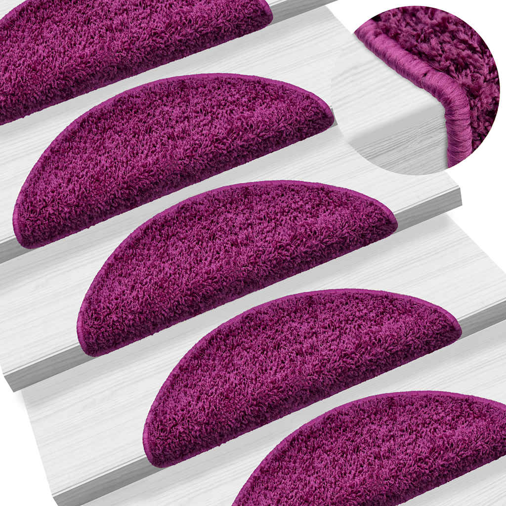 JUNG Vida Stufenmatten 15 Stk. 56x17x3 cm Violett Halbrund