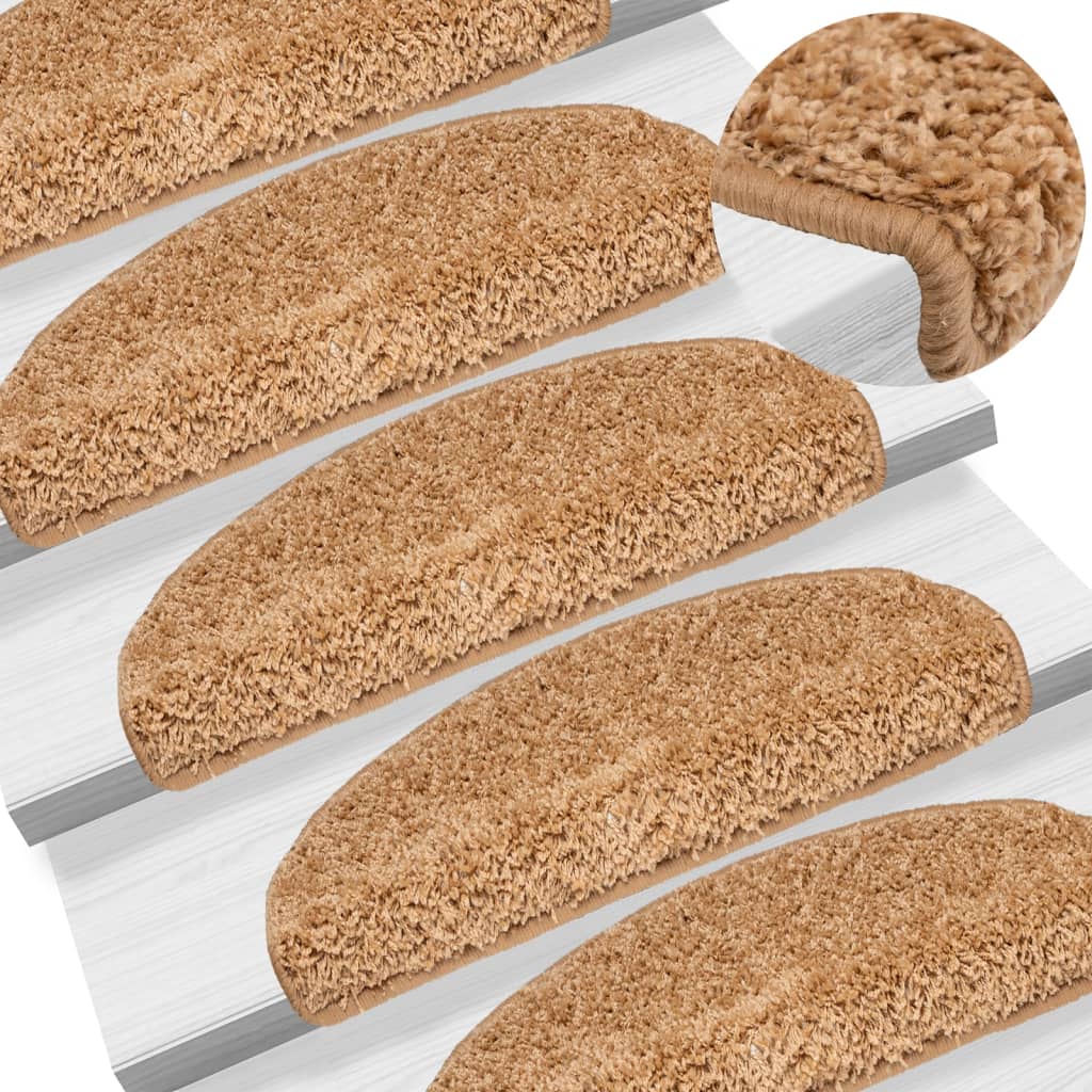 JUNG Vida Stufenmatten 15 Stk. 65x21x4 cm Beige Halbrund Groß