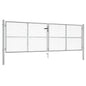 JUNG Vida Gartentor verzinkter Stahl 400 x 125 cm Silber