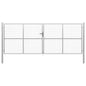 JUNG Vida Gartentor verzinkter Stahl 400 x 150 cm Silber