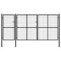 JUNG Vida Gartentor Stahl 400 x 150 cm Anthrazit