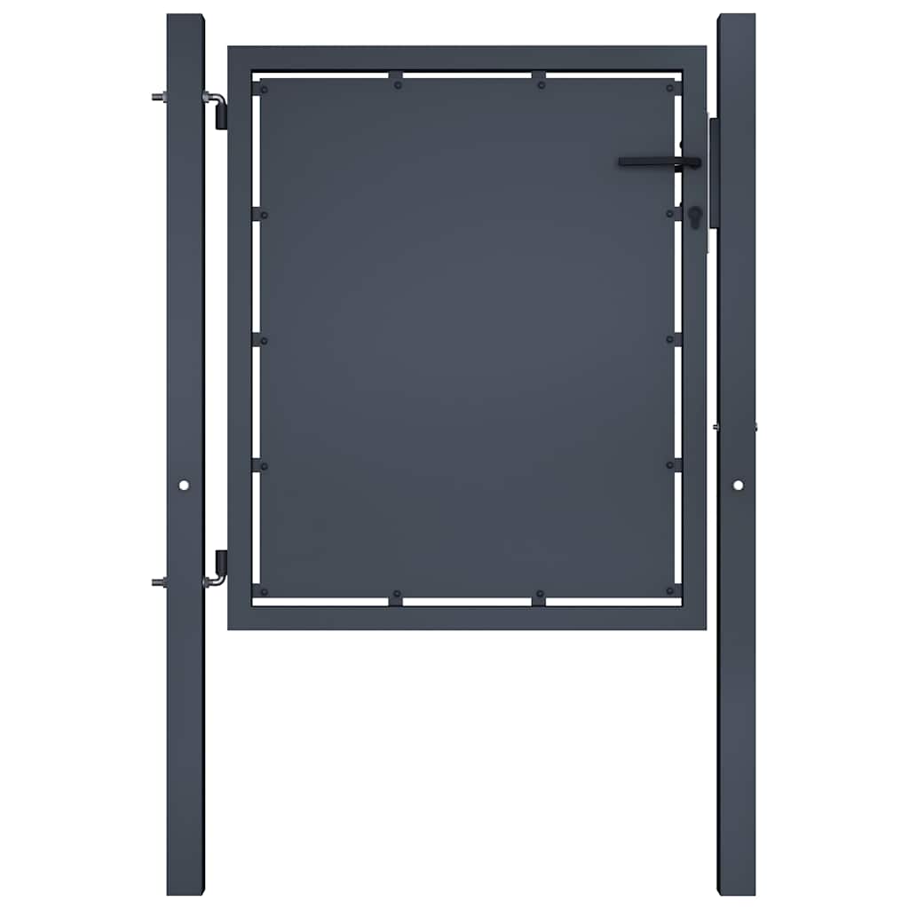 JUNG Vida Gartentor aus Stahl 100 x 100 cm Anthrazit