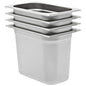 JUNG Vida Gastronormbehälter 4 Stk. GN 1/4 200 mm Edelstahl