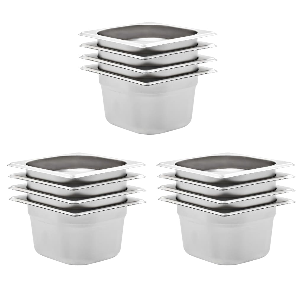 JUNG Vida Gastronormbehälter 12 Stk. GN 1/6 100 mm Edelstahl