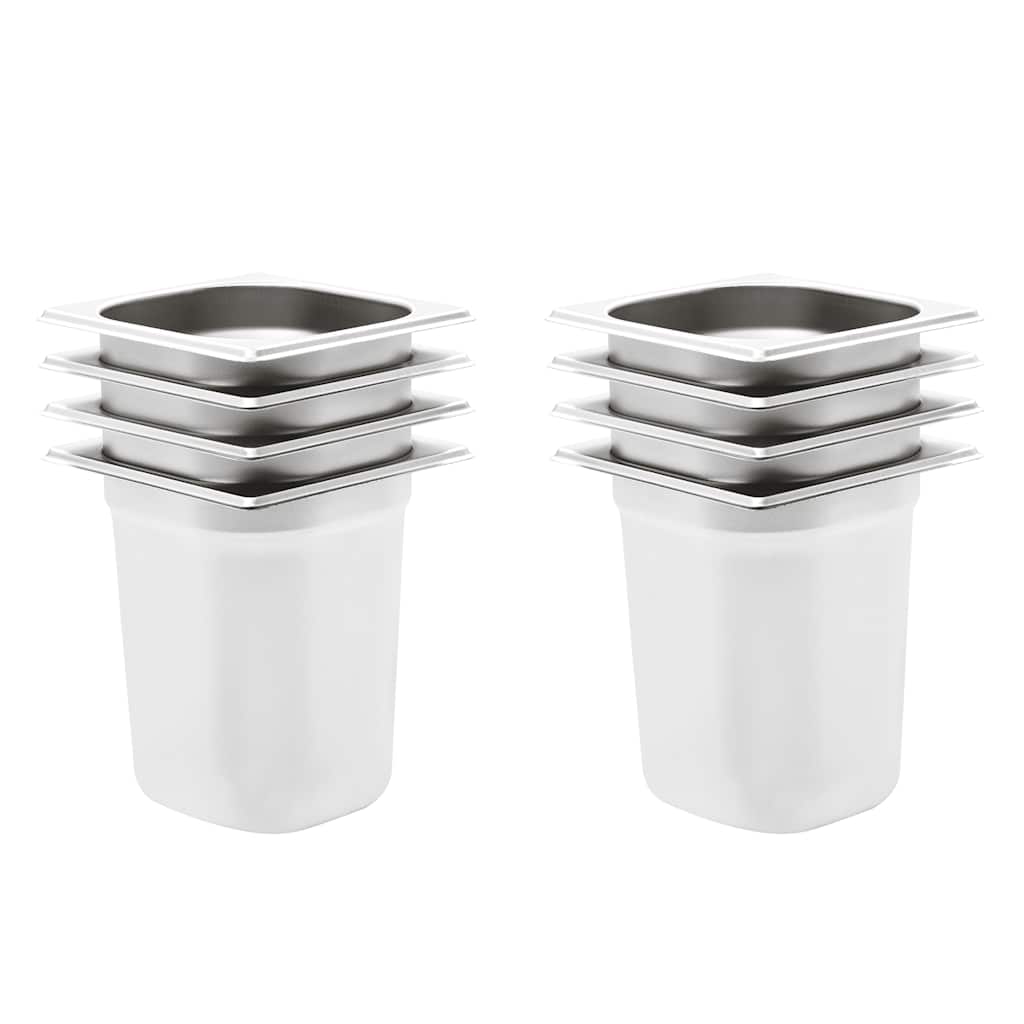 JUNG Vida Gastronormbehälter 8 Stk. GN 1/6 200 mm Edelstahl