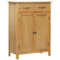 JUNG Vida Schuhschrank 76x37x105 cm Eiche Massivholz