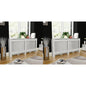 JUNG Vida Heizkörperabdeckung 2 Stk. Weiß MDF 172 cm