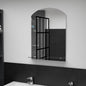 JUNG Vida Wandspiegel mit Regal 50×70 cm Hartglas