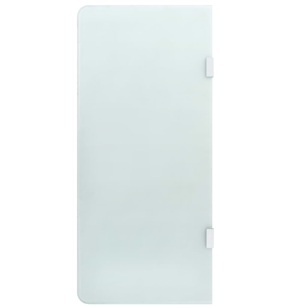 JUNG Vida Urinal-Trennwand Wandmontage 90 x 40 cm Hartglas