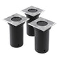 JUNG Vida Outdoor Bodenleuchten 3 Stk. Quadratisch