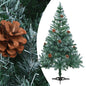 JUNG Vida Künstlicher Weihnachtsbaum mit Tannenzapfen gefrostet 150 cm