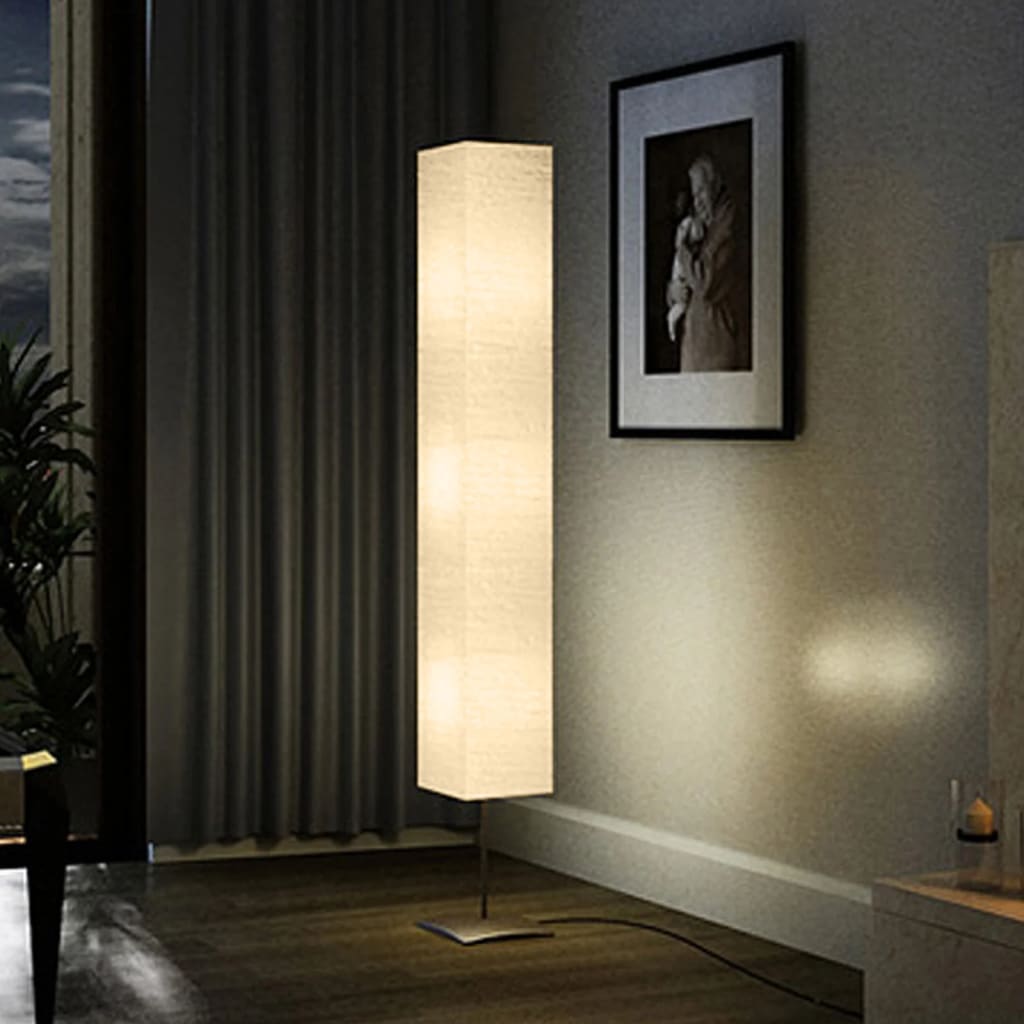 JUNG Vida Standleuchte mit Stahlständer 170 cm Beige