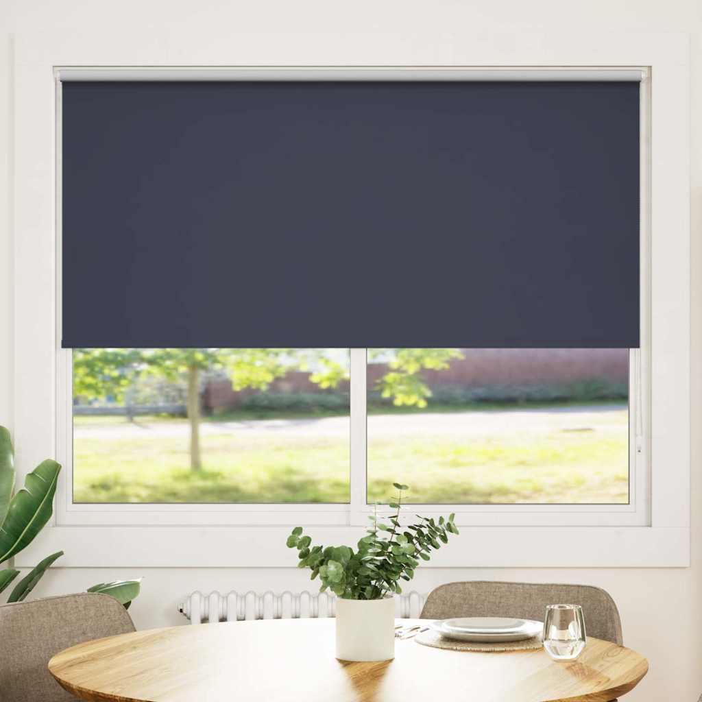 JUNG Vida Verdunkelungsrollo 144,4 x 175 cm, Stoffbreite 140 cm, Marineblau