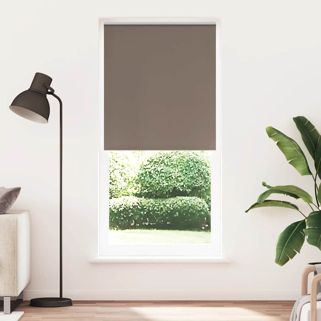 JUNG Vida Verdunkelungsrollo 84,4 x 230 cm, Stoffbreite 80 cm, Kaffeebraun